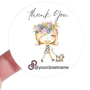 Thank You Stickers for Small Business